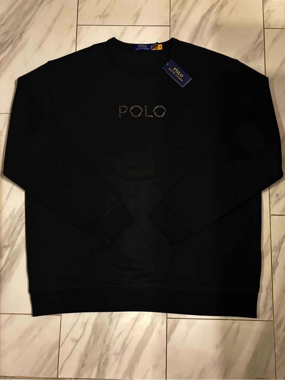 Men’s Polo Ralph Lauren Big and Tall Double Knit Pullover Sweatshirt